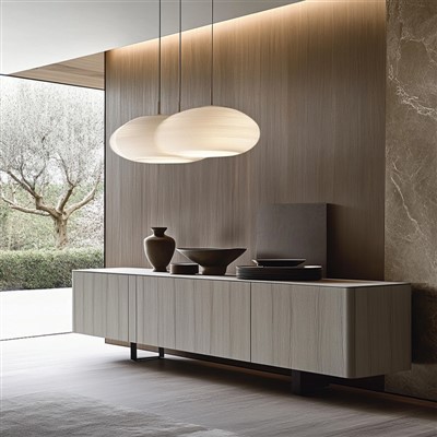 Black Cast Iron Sideboard